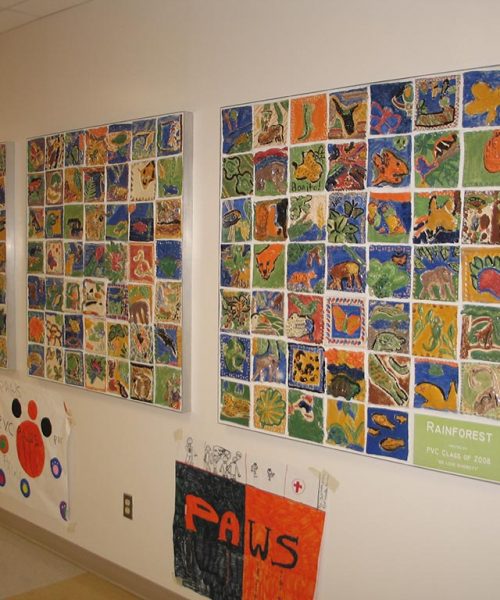 11. PVC Middle School _Rain Forest_ mural Croton on Hudson , NY